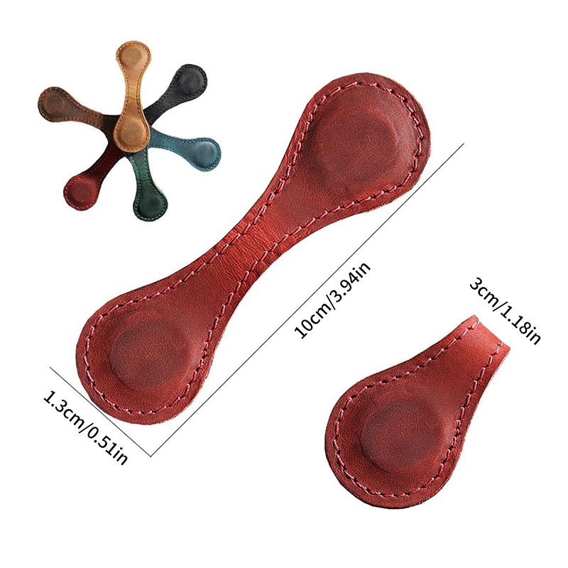 Кожаные закладки Практичные магнитные закладки Двусторонние магнитные пряжки Закладки для блокнотов Зажимы для страниц Подарок