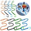 Kayak Paddle Leash Adjustable Kayak Paddle Lanyard Rope Elastic Kayak Paddle Rope for Canoing Fishing Boating
