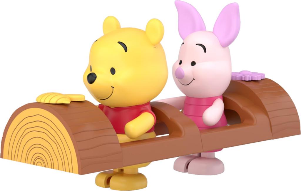 AOSHIMA Ракупла Токотоко Но. DP-15 Винни Пух Пух и Пятачок Предварительно окрашенная пластиковая модель