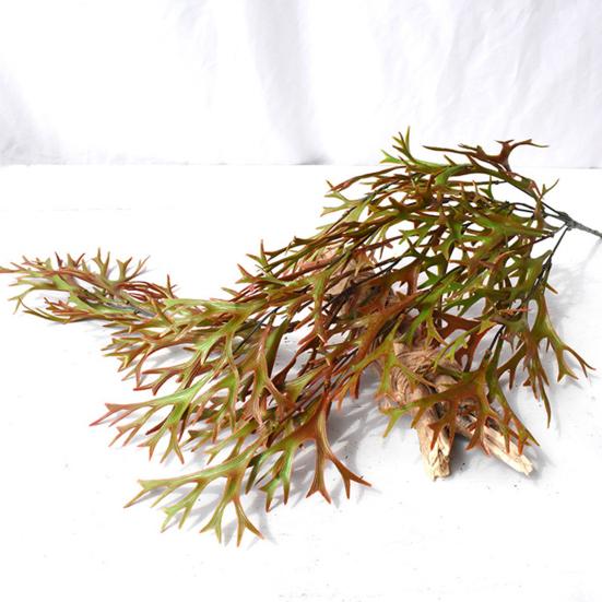 Ложный ротанг, настенный для свадьбы, долговечный, имитация папоротника, оленьего рога, зеленое растение, красивое украшение для дома, не выцветает