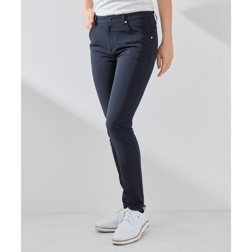 Брюки для гольфа Body Shell Skinny Pants Navy [June Andrope] [Защита от ультрафиолета] [Водоотталкивающие] [Прозрачные] [Эластичные] Женские (40)