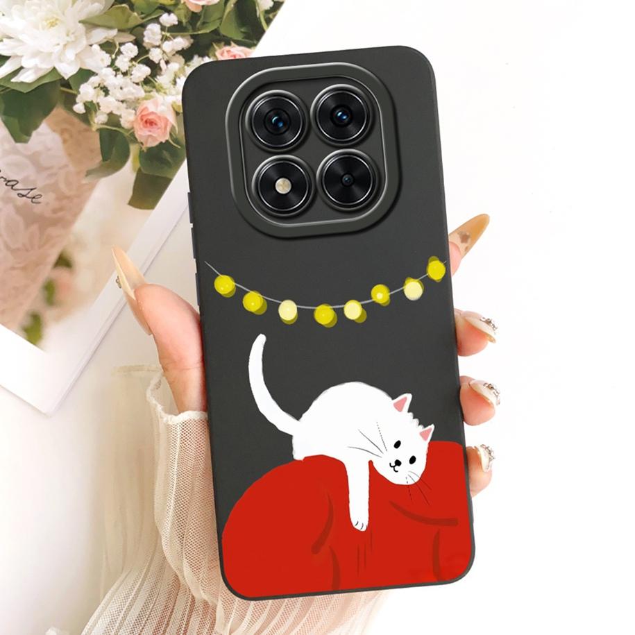Чехол для Xiaomi Redmi Note 14 Pro 5G Милый Мультяшный Кот Утка Конфеты Раскрашенный Мягкий Силиконовый Чехол для Redmi Note 14 Pro Plus 5G