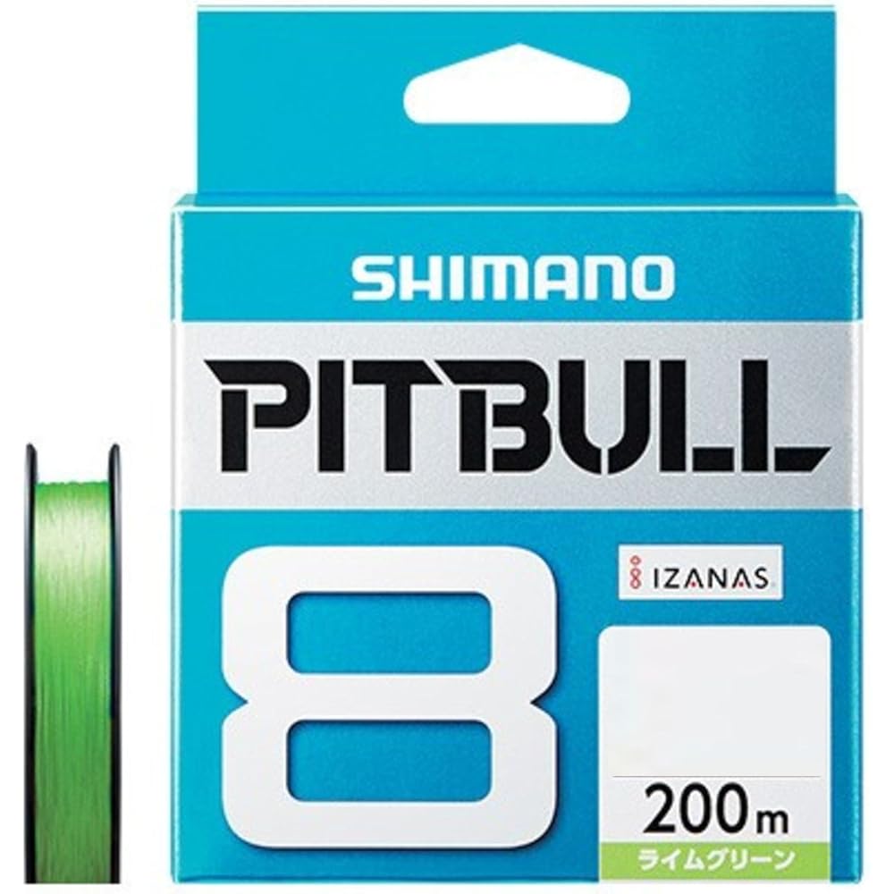 Shimano (SHIMANO) PE Line Pitbull 8 Strings 200m 0.6 Lime Green 14.5 lb PL-M68R