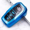 2 3 4Buttons Soft TPU Car Key Case Cover for Toyota Hilux Innova Rav4 Fortuner Yaris 2021 Shell Fob Protector Keychain Accessories