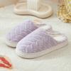 Cotton Slippers Women's Winter  New Indoor Home Home Home Non-slip Warm Plush Slippers Men's Winter