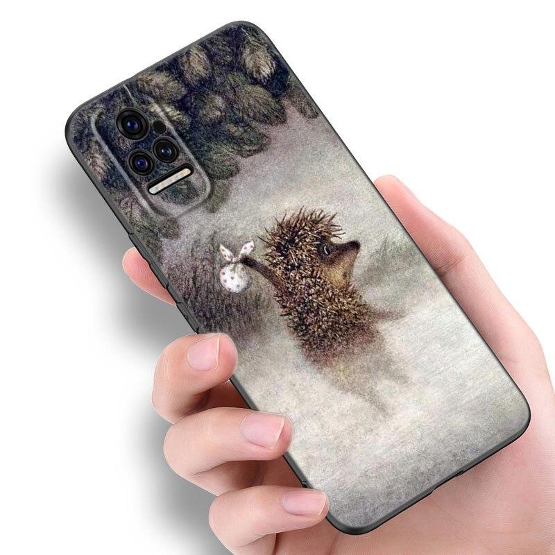 Чехол для телефона «Ежик в тумане» для Xiaomi Mi POCO X3 NFC GT M4 M3 12 11T 10T Pro A3 11 Lite NE 5G 12X 11i F3, мягкий черный чехол