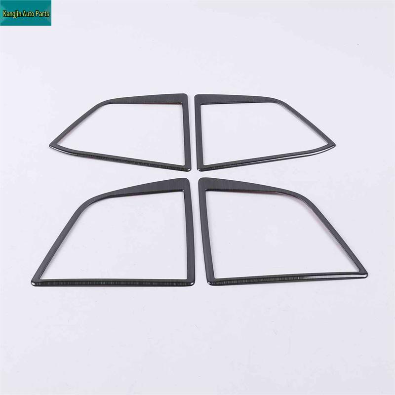 Black Titanium Stainless Steel Interior Mod Kit for 2019 Ford Focus: Glass Lift, Headlight & Steering Control