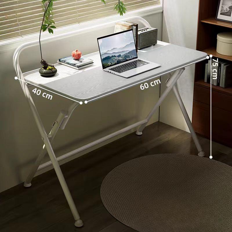 Desk 24 Inches Foldable Computer Desk Study Desk School Dormitory Desk Portable Office Desk - Black