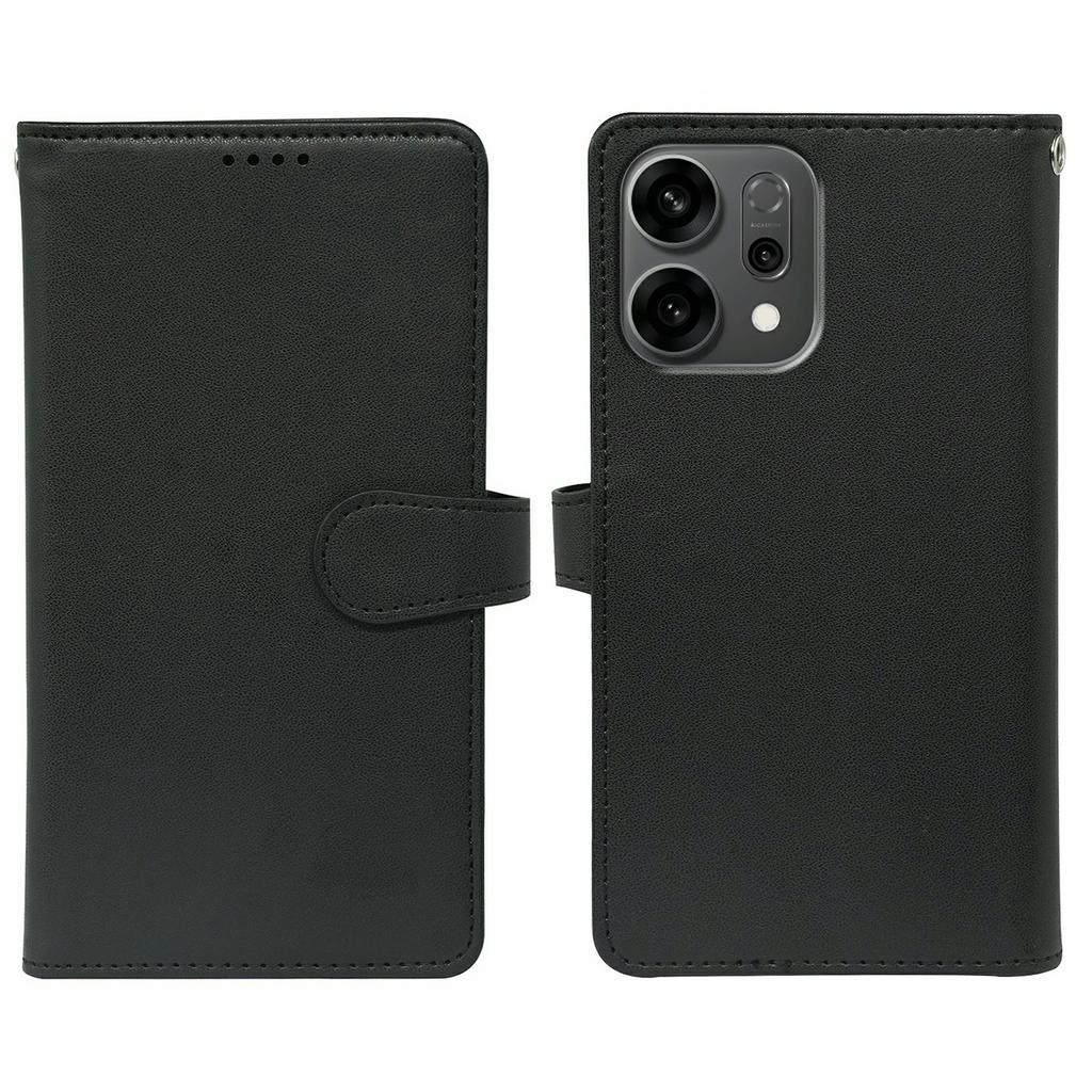 Для Oppo Reno14 5G (Глобальный) Чехол с 9 отделениями для карт, подставка из искусственной кожи, чехол для телефона