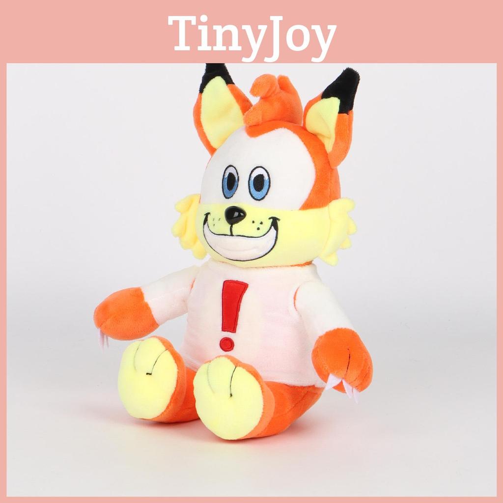 Bubsy Fox Plush Toy Animal Stuffed Doll Cartoon Kids Bedroom Decoration Gift