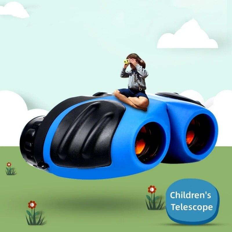 8x детский профессиональный мини-карманный телескоп, оптика, компактный бинокль для путешествий, наблюдения за птицами, объектив 21 мм