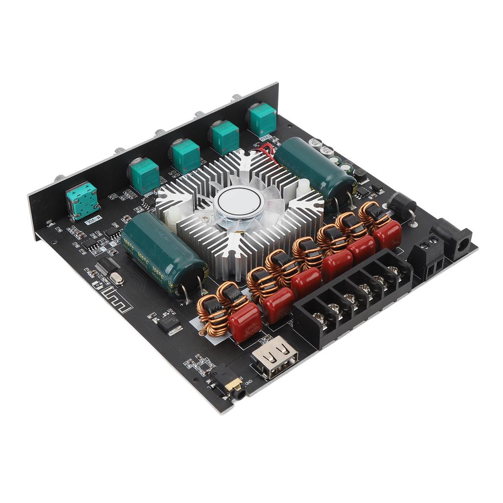 2.1-канальная плата усилителя мощности Bluetooth 220 Втx2 350 Вт ВЧ и НЧ TPA3255 Чип Цифровой