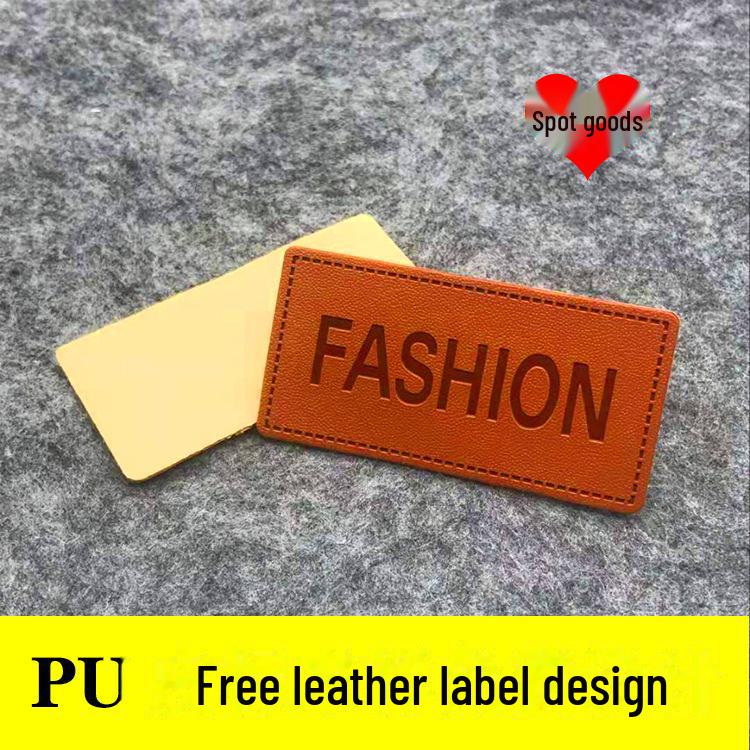 PU Leather Labels for Men's, Women's, & Children's Apparel, Jeans, Shoes, and Bags