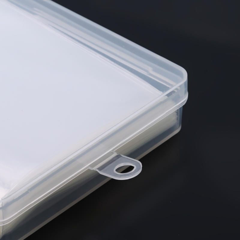 100Pcs Money Banknotes Protective Storage Bags with Box Transparent Coin Holders Album Folders