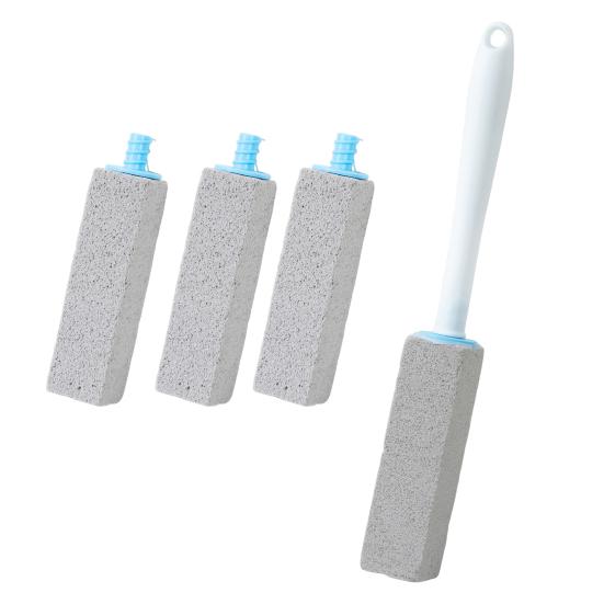 Пемза Туалетная щетка Щетка для чистки унитаза со съемной ручкой Портативная