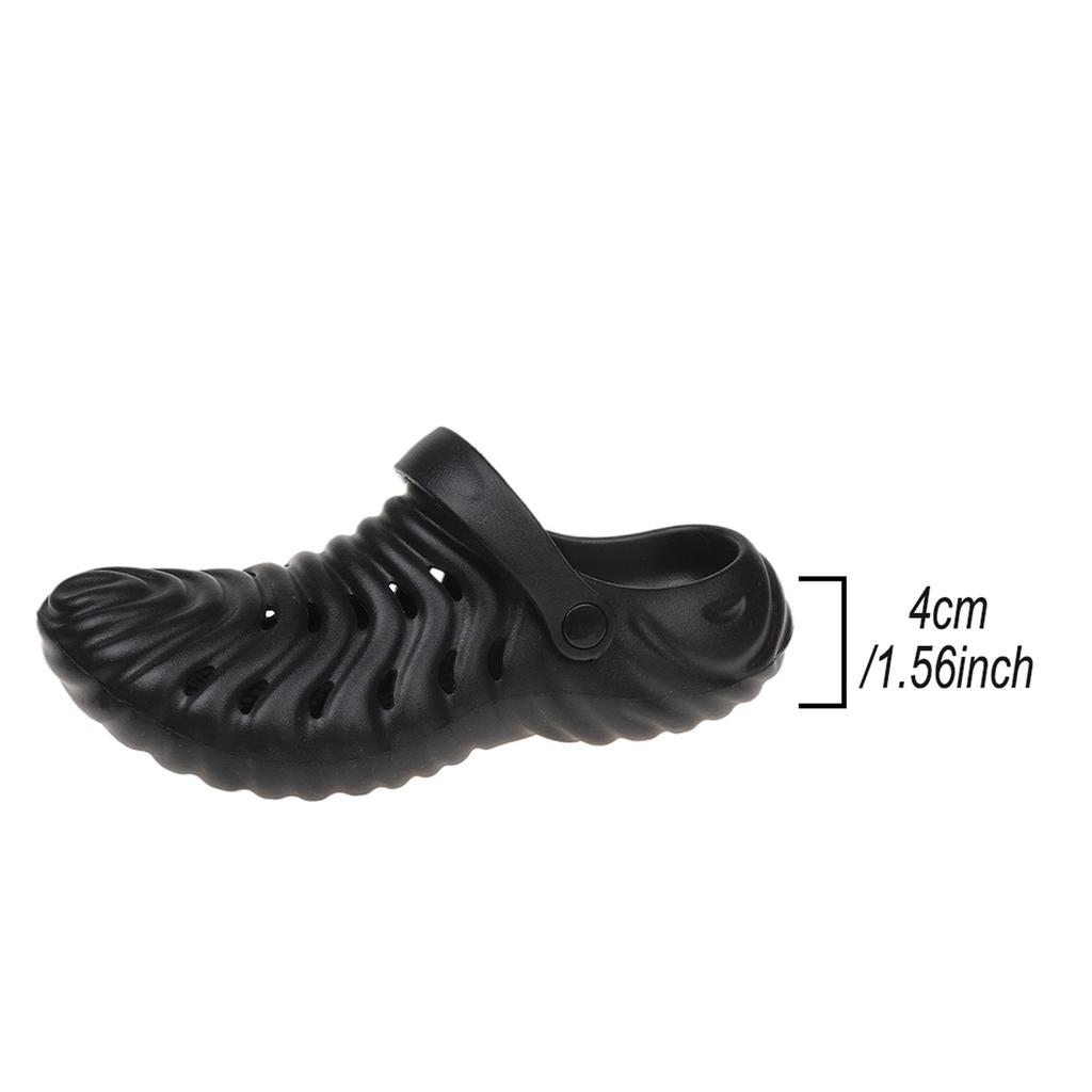 Летние женские тапочки с закрытым носком на плоской подошве, дышащие тапочки из ЭВА на небольшой платформе для женщин, сандалии, повседневные шлепанцы для активного отдыха