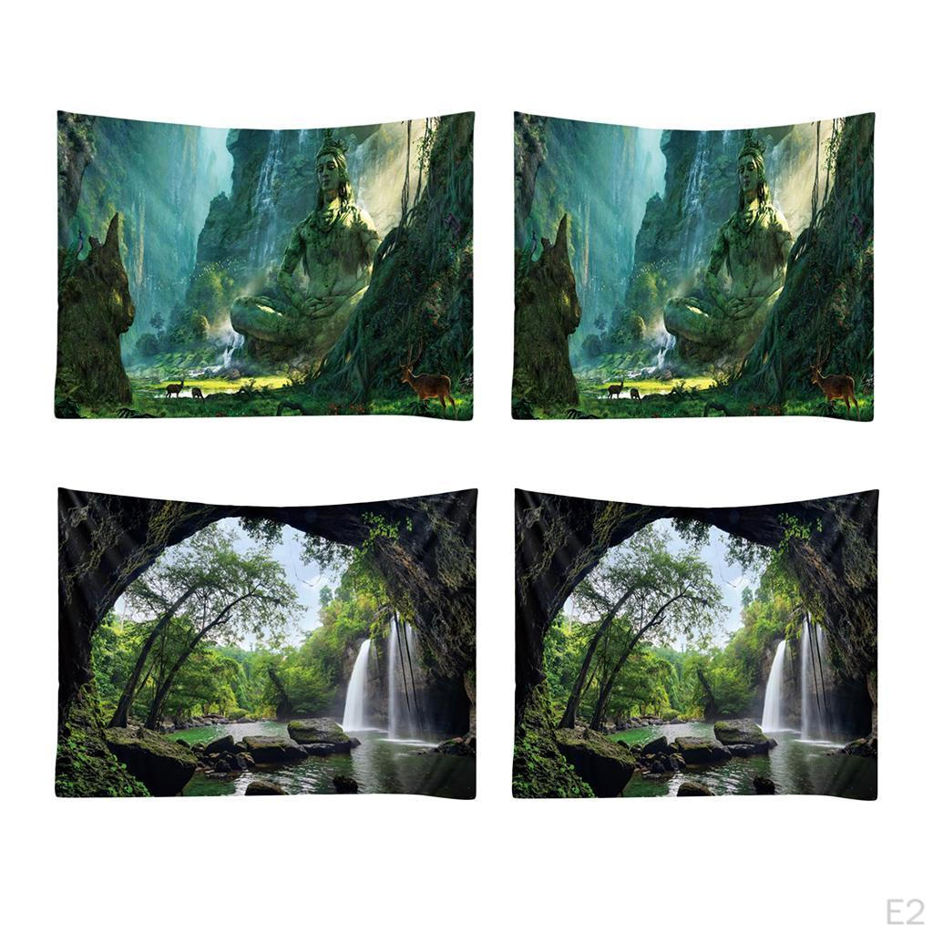 2 стиля пейзаж гобелен настенное искусство для декора гостиной спальни