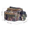 Portable Fishing Tackle Bag Outdoor Single Shoulder Fishing Waist Fanny Pack Bag Fishing Lures Tackle Utility Storage