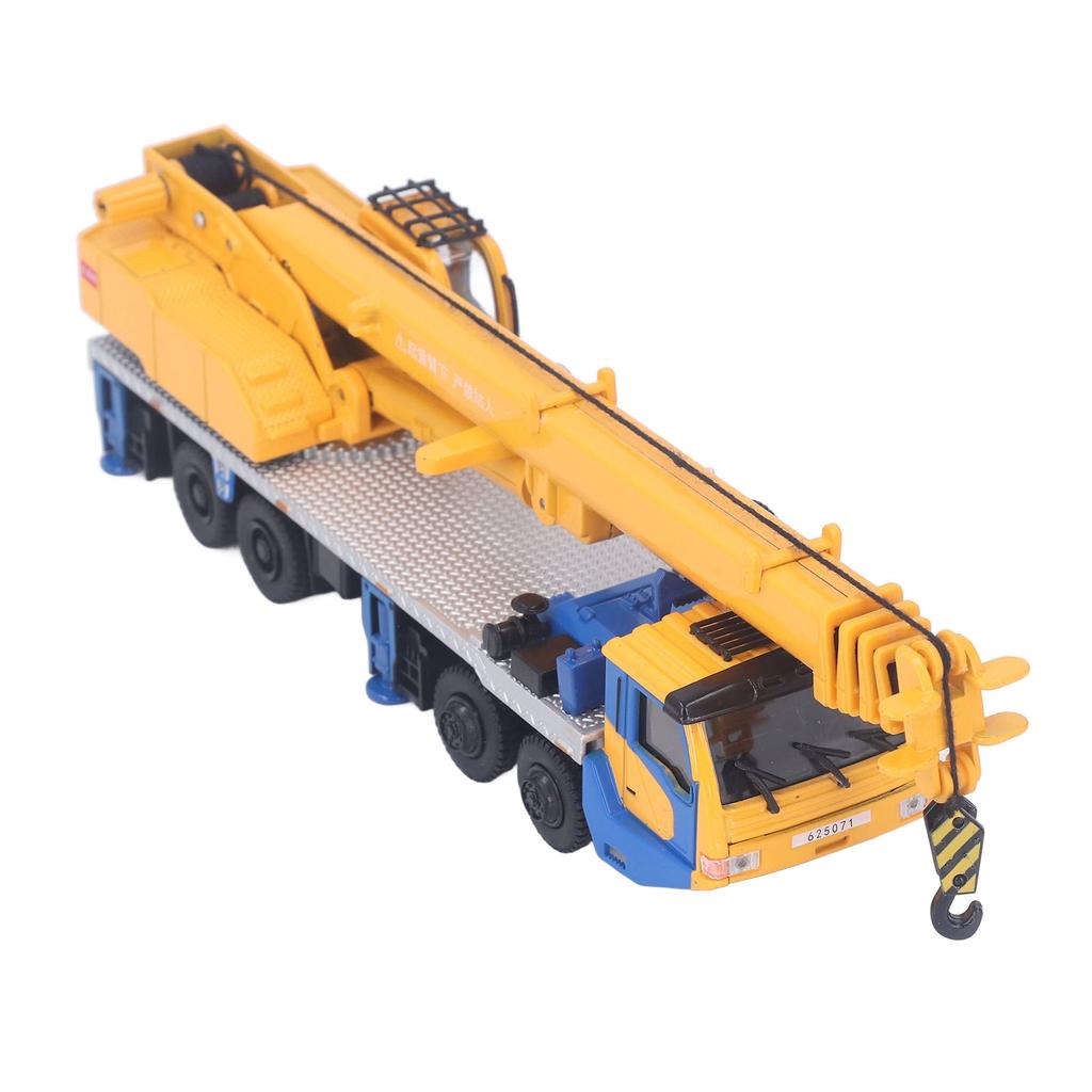 Diecast Truck Crane 1:55 Scale Miniature Heavy Duty Engineering Vehicle Model Alloy Gift Collection