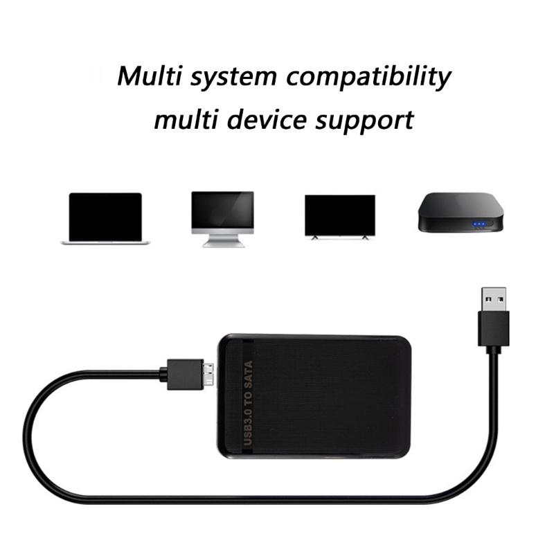 Бокс для жесткого диска USB3.0 Корпус для жесткого диска 2.5 дюйма HDD Внешний корпус Бокс для диска жесткого диска Внешний корпус для HDD для ПК