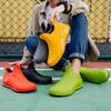 New Rain Boots Men's Tide Short Rain Boots Non-slip Kitchen Takeaway Water Shoes Thick-soled Overshoes Fishing Rubber Shoes