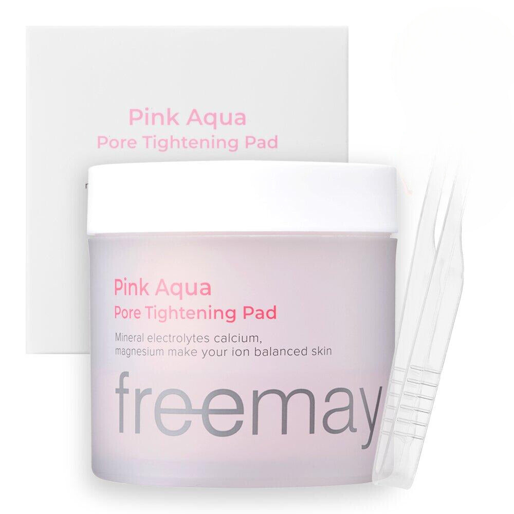 Freemay Розовые аква-подушечки для сужения пор 70 шт.