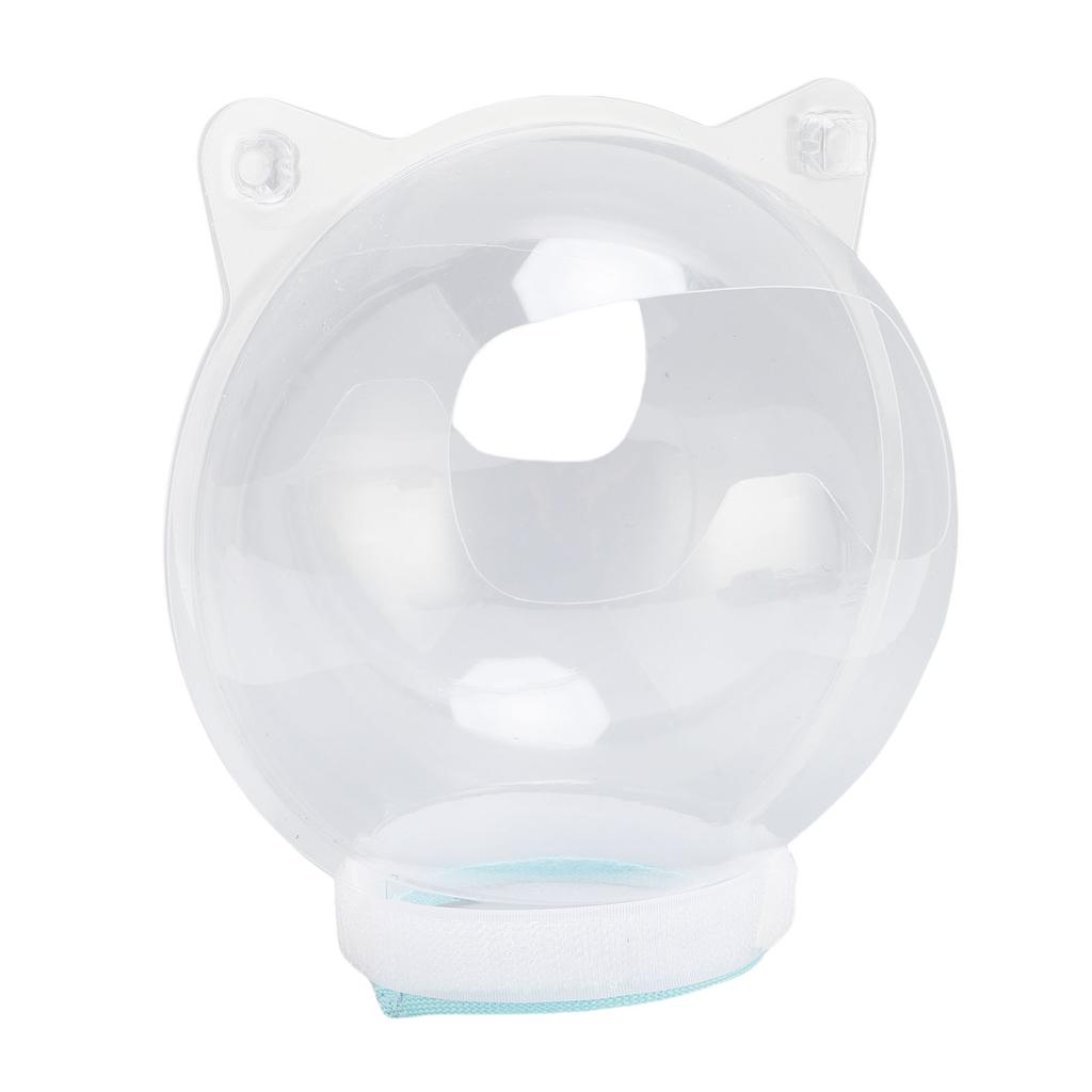 Намордник для груминга кошек Прозрачный Дышащий Защита от укусов Пластиковый Милый Шлем для котенка Защита рта