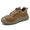 Solid Steel Toe Work Shoes - Anti-Smash, Puncture-Resistant, Thick Sole, Wear-Resistant Safety Footwear