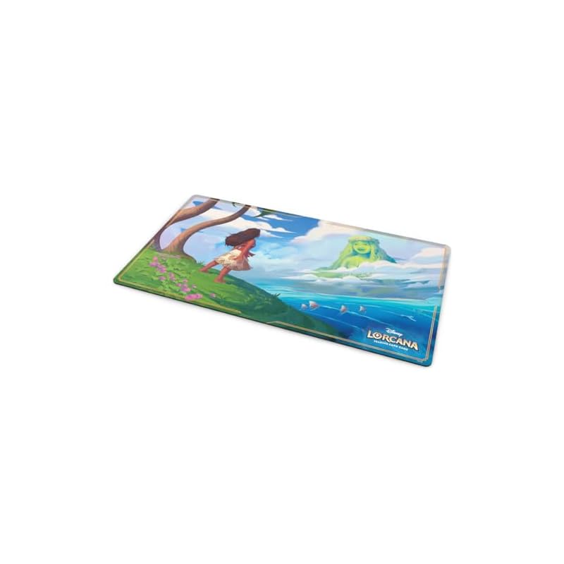 TAKARA TOMY Disney-Lorcana-TCG Японская версия Официальный плеймат "КАК ДАЛЕКО Я ЗАЙДУ" (До края земли)"