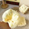 Желтая Сжимаемая Игрушка-Сыр Молочный Вкус Гелевая Начинка Снятие Стресса Блок Сыра Игрушка-Антистресс Расслабление Мячик-Антистресс Имитация Кубика Сыра Сенсорная Игрушка