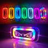 1 шт. RGB LED Модуль Глаз Дьявола Демонический Глаз Стробоскоп Предупреждающий Свет Мигающая Аварийная Лампа