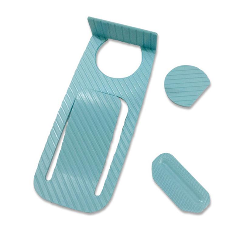 Пружинный инновационный дверной стопор надежно удерживает клиновой держатель открытой двери