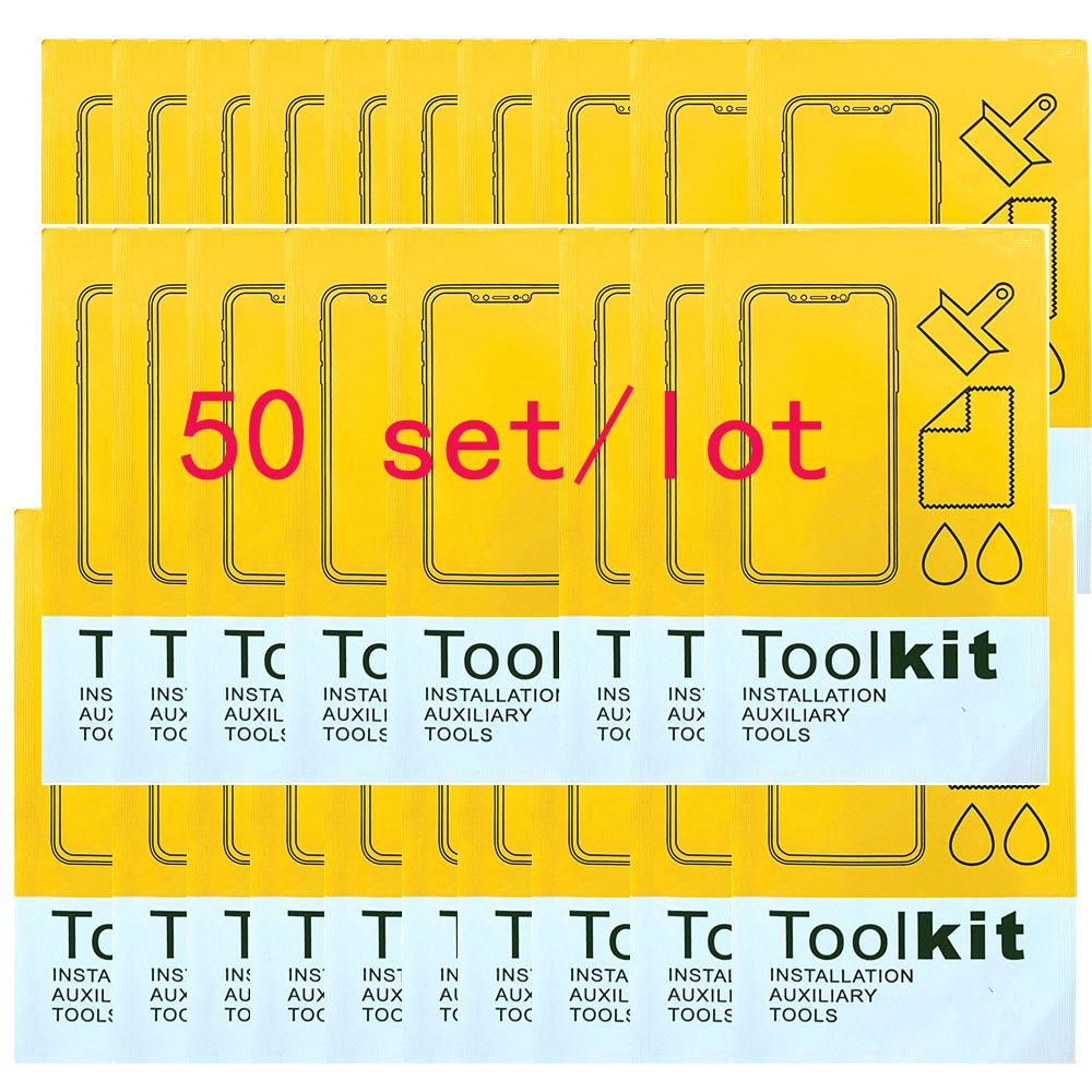 50set/lot Cleaning Cloth For Mobile Phone Tablet Tempered Glass Screen Protector Camera Lens LCD Screens Clean Dedust Large size