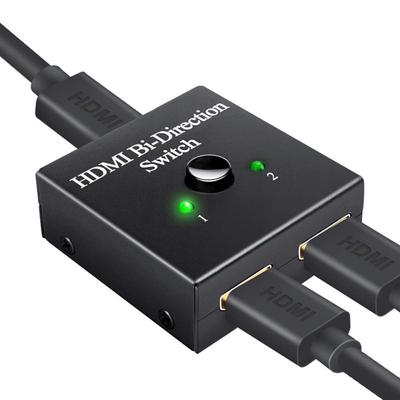 Переключатель HDMI 2 в 1, выход 1080P 4K, переключатель HDMI, автоматический сплиттер, переключатель Plug And Play