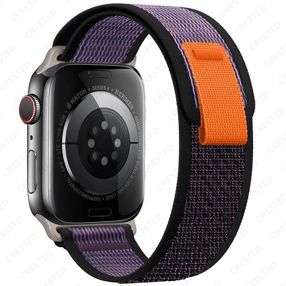 Ремешок Trail Loop для Apple Watch Ultra 2/Ultra 49 мм 45 мм 41 мм 44 мм 40 мм 42 мм 38 мм Нейлоновый ремешок iWatch для Apple Watch Series 9 8 7 6 SE 5 4 3 2 1