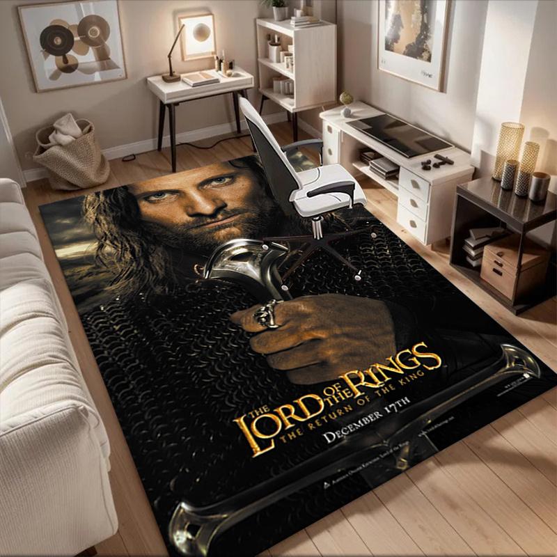 Lord of the Rings: Return of the King Poster Print Office Mat Home Decor Office Desk Chair Rugs Chair Carpet for office Chair Mat Gift For H