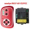 Weelye RX57 6 В 12 В приемник CE/FCC детский электромобиль 2.4G передатчик для улучшения дома электрооборудование аксессуары