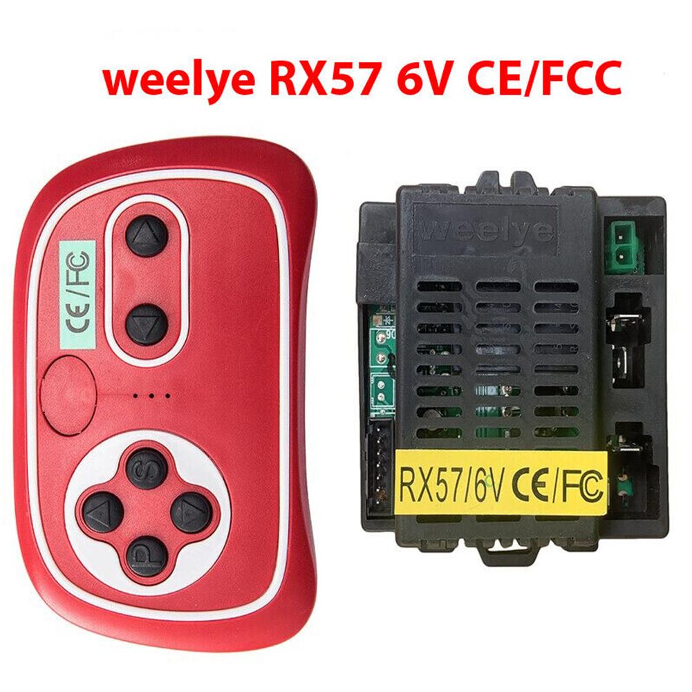 Weelye RX57 6 В 12 В приемник CE/FCC детский электромобиль 2.4G передатчик для улучшения дома электрооборудование аксессуары