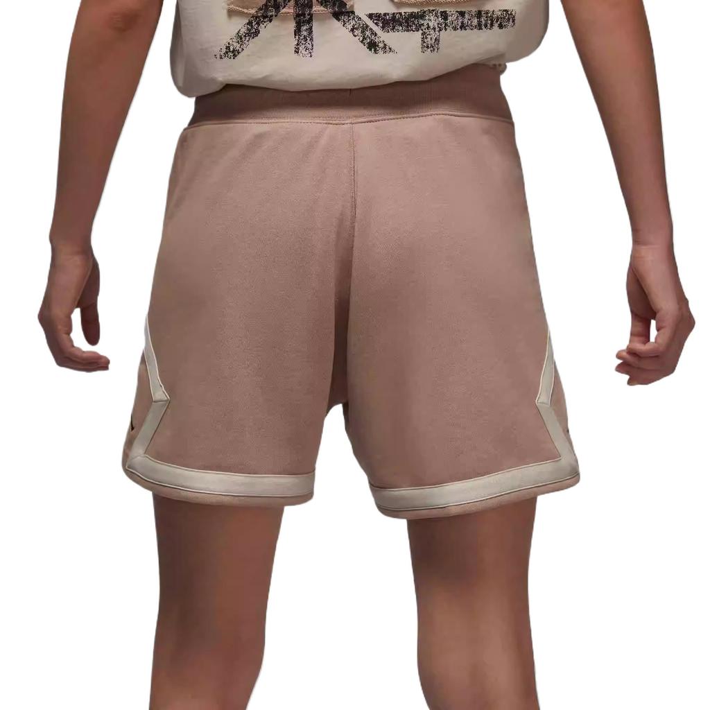 Jordan Diamond Comfortable Fashion Soft Versatile Casual Shorts Women Shorts Mellow-Yellow Oatmeal Gray-Black HV1284-200