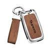 ADW1 High-grade zinc alloy key case suitable for Skoda Superb 2 3 A7 car key chain genuine leather car key shell auto accessories