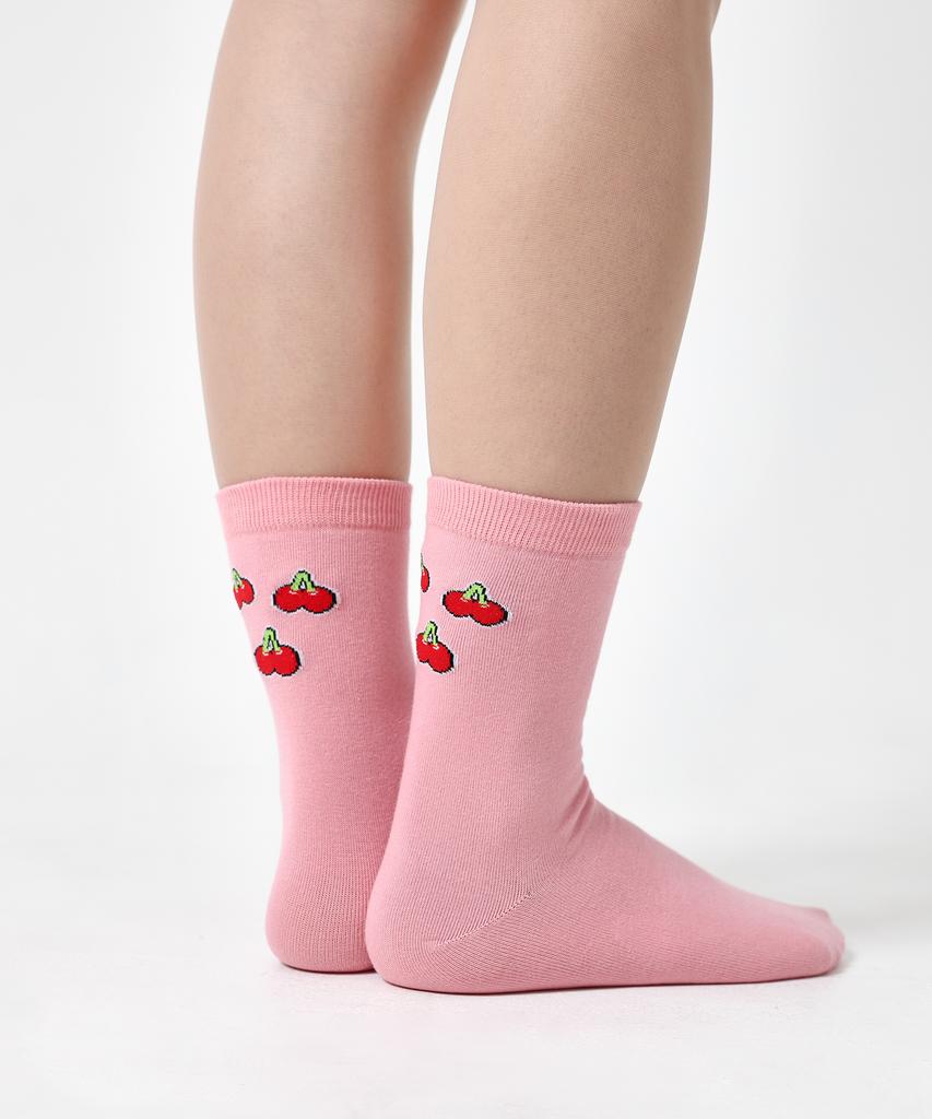 Носки средней длины Halibo Fashion Вишня