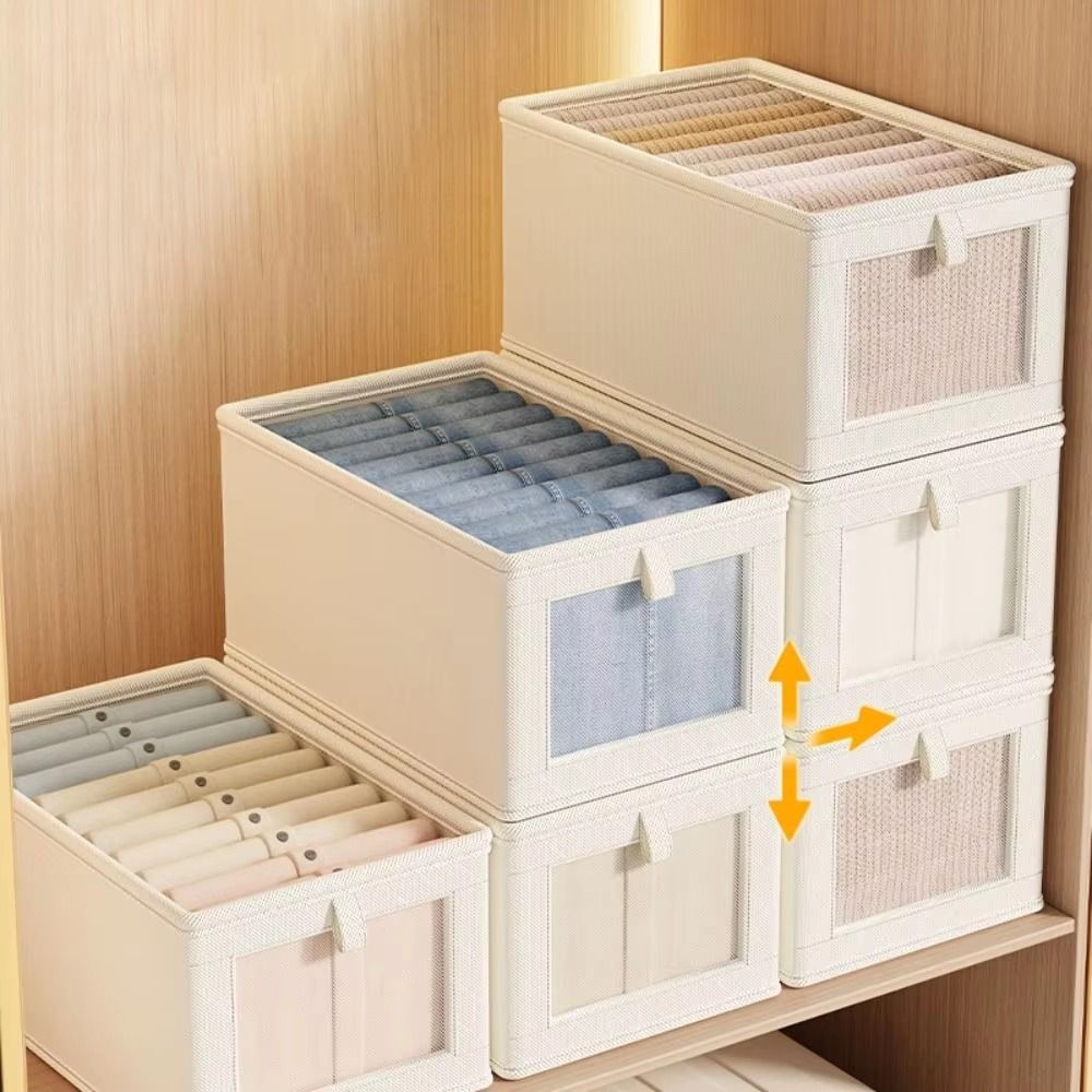 Foldable Wardrobe Organizer Stackable Storage Organizer Drawer-Type Organizer Moving House Packing