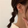 Women's Unique Double-Layer Metal Ear Cuff: Versatile No-Piercing Earring
