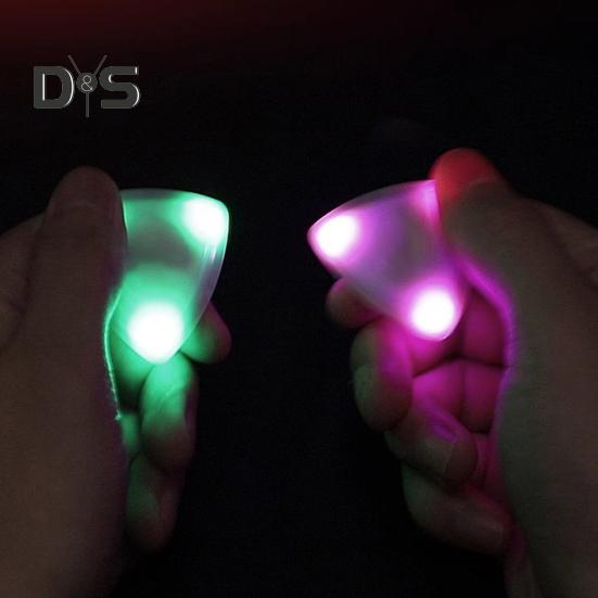 Светящиеся медиаторы LED Light Up Гитарный медиатор Подсвеченный медиатор Аксессуар для акустической электрогитары и бас-гитары