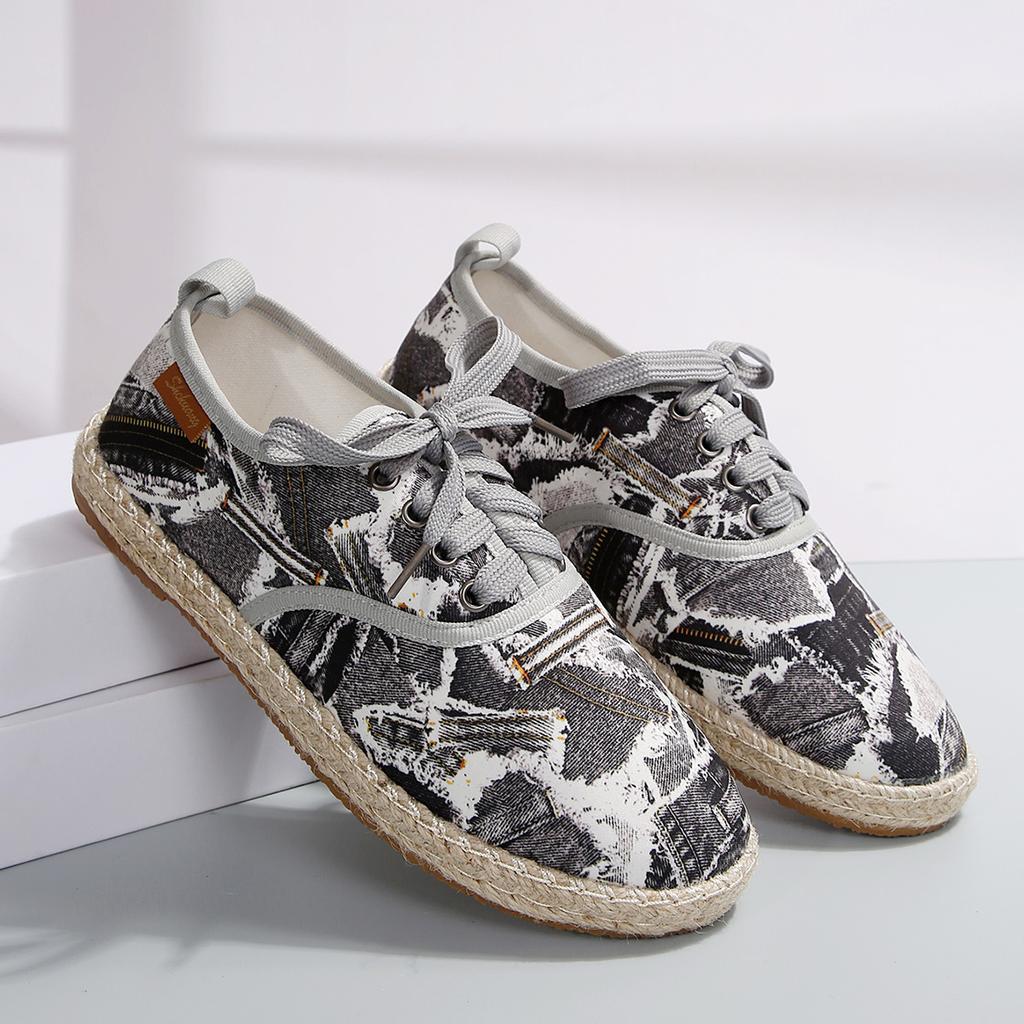 Женская обувь на распродаже 2024 Бренд Осень Слипоны Женские балетки Круглый носок Смешанные цвета Гусиная лапка Повседневные плоские резиновые лоферы