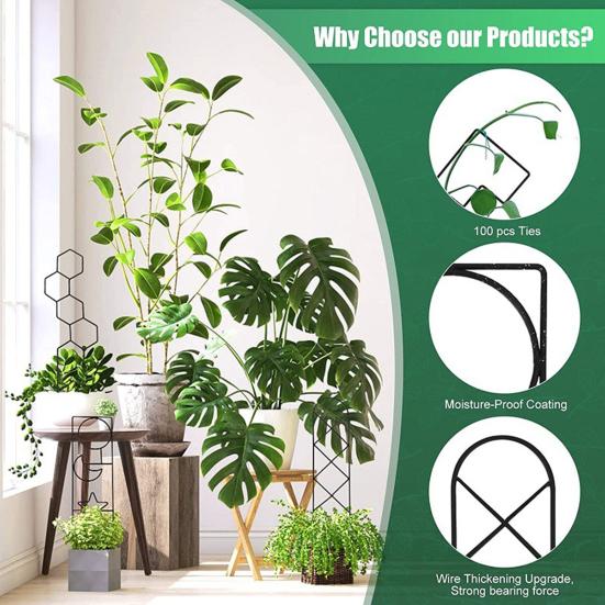 Крепежный стержень для горшков, формовка цветов, вьющиеся растения разных форм, амариллис, поддержка для выращивания растений, подставки для растений, садовые принадлежности