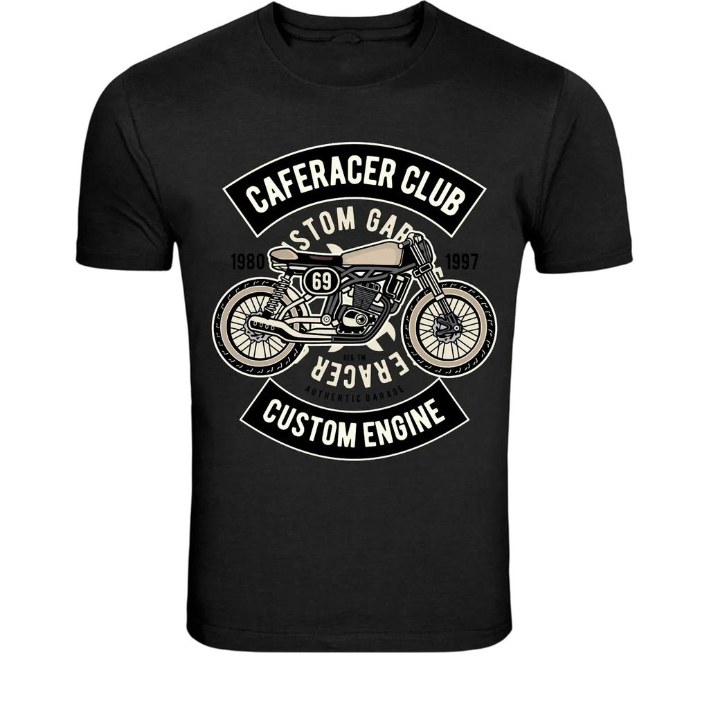 Футболка для гонщика на классическом мотоцикле Cafe Racer - Винтажные гонки на мотоциклах