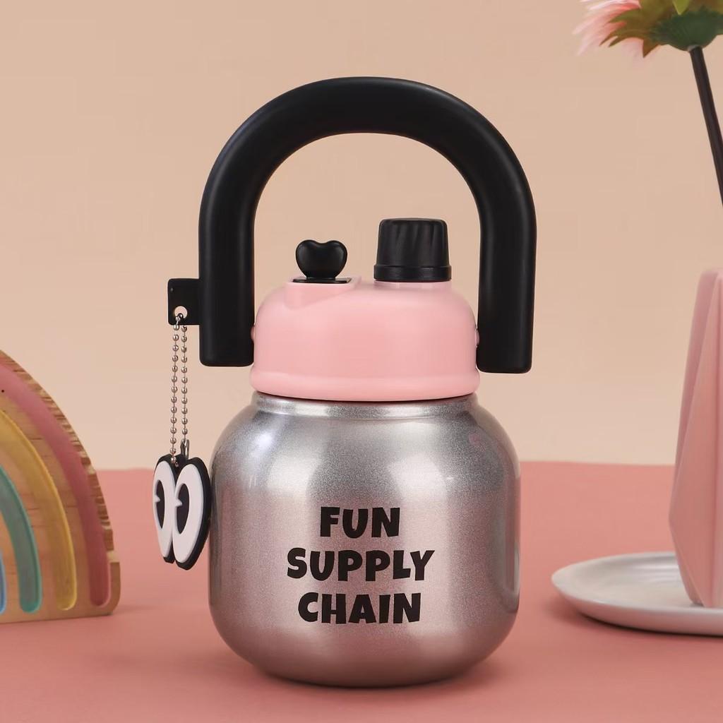 Двойной стакан 650 мл Большой емкости Пластиковая чашка-термос Подарок Вода Модные чашки