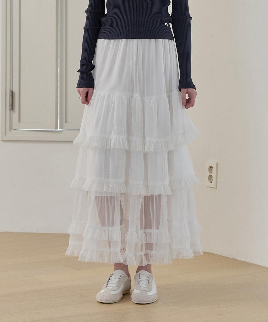 Jucy Judy Frilled Tiered Tulle Skirt Jzsk329B