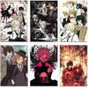Постер 'Bungo Stray Dogs' Аниме Настенное Искусство Постеры – Набор из 6 штук, 20 x 30 см, Без Рамки Эстетичный Декор для Комнат Подростков